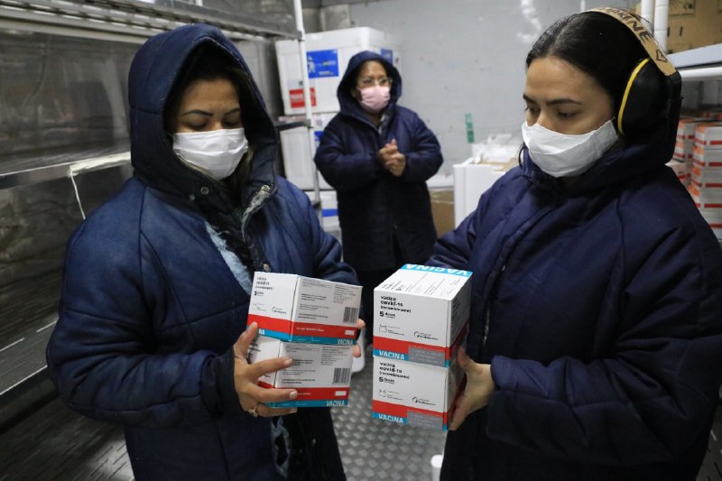 Amazonas recebe mais 14.930 de vacinas contra a Covid-19