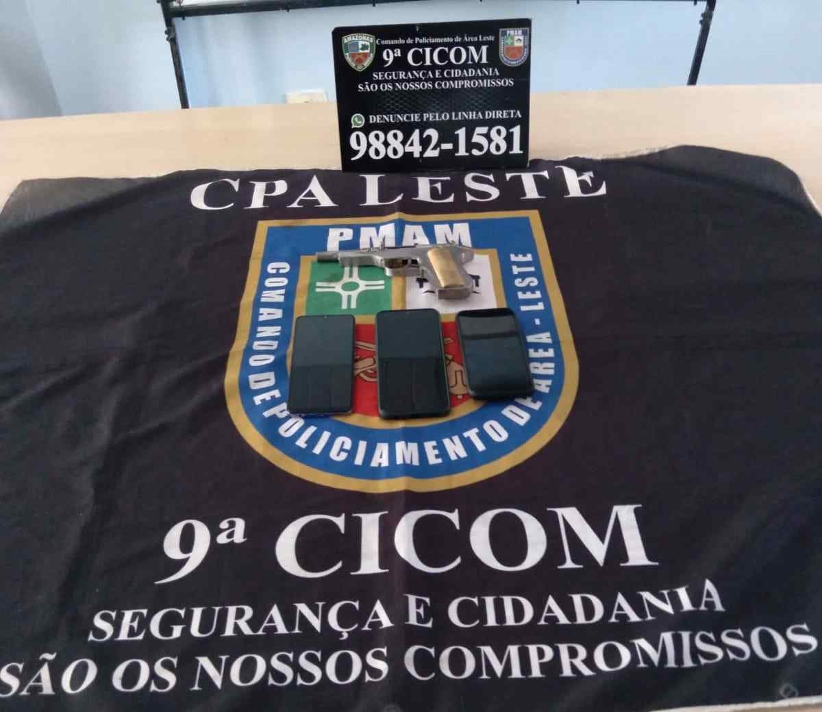 Com arma falsa, homem é preso após assaltar passageiros de ônibus em Manaus