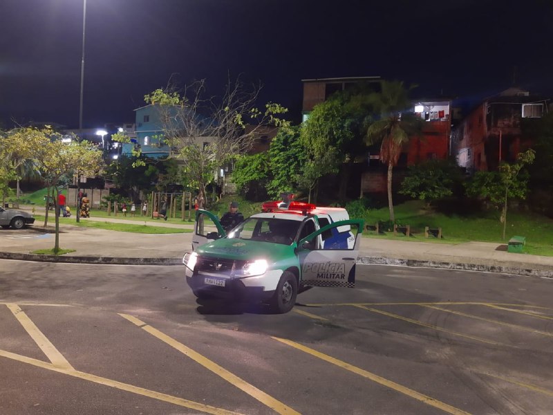 Homem é preso após sofrer acidente durante fuga em Manaus