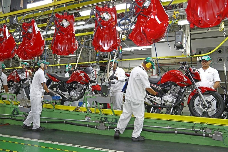 Exportação de motocicletas produzidas no Amazonas salta para 111% 