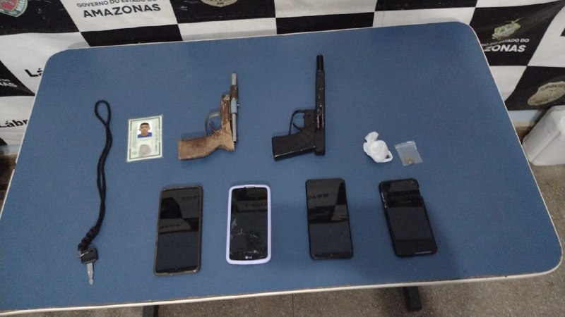 Dupla é presa após troca de tiros com a PM no Amazonas