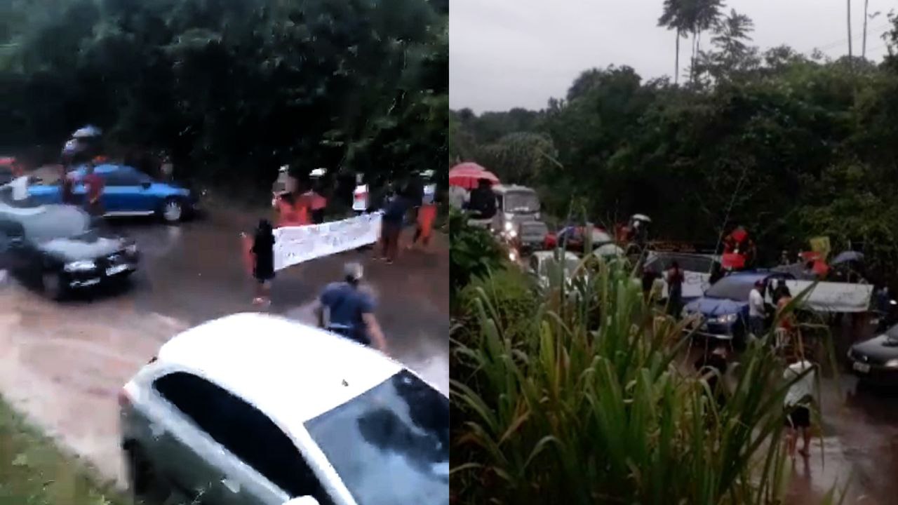 Protesto bloqueia rodovia AM-010 pela terceira vez no Amazonas; Vídeo