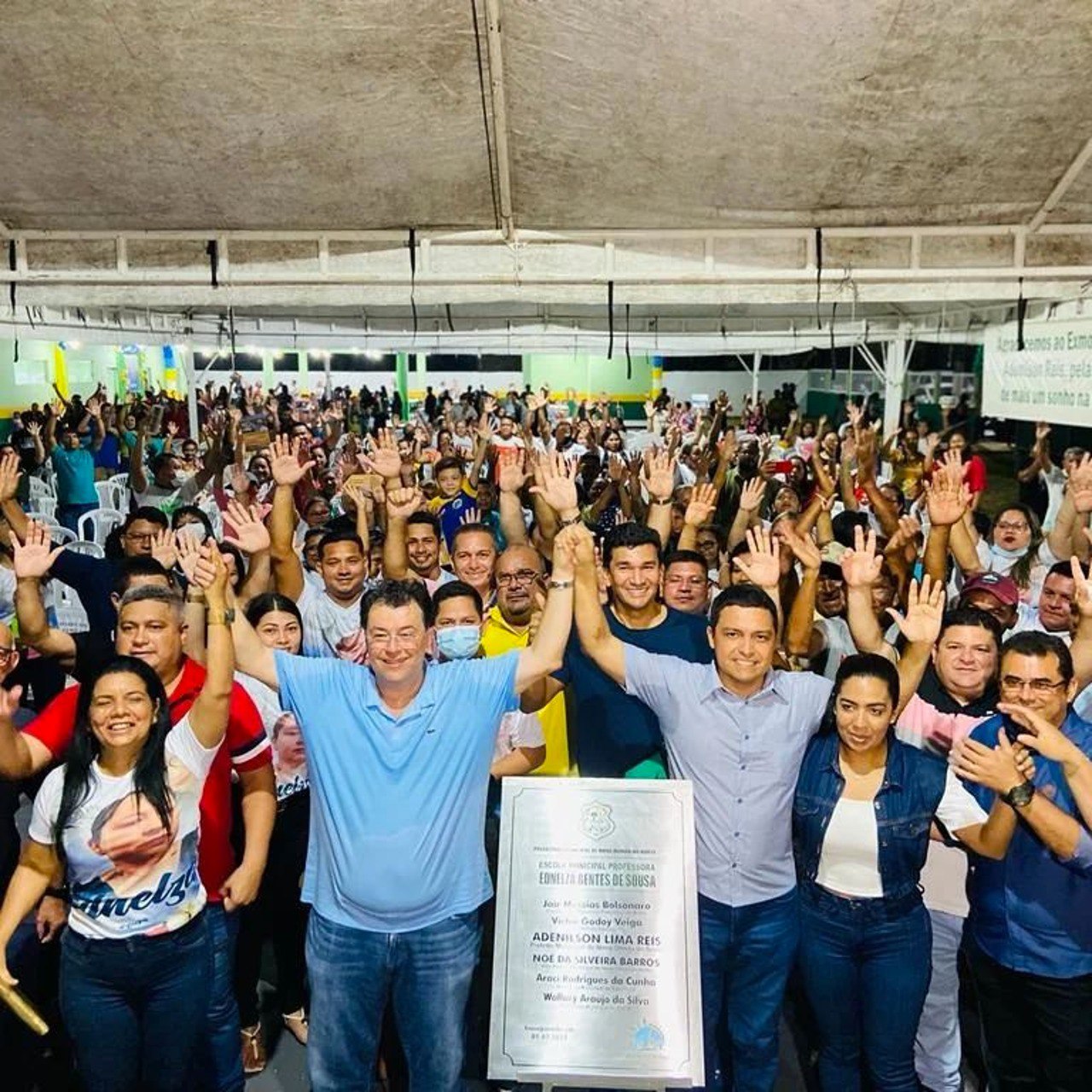 Eduardo Braga participa de inauguração de escola em Nova Olinda do Norte