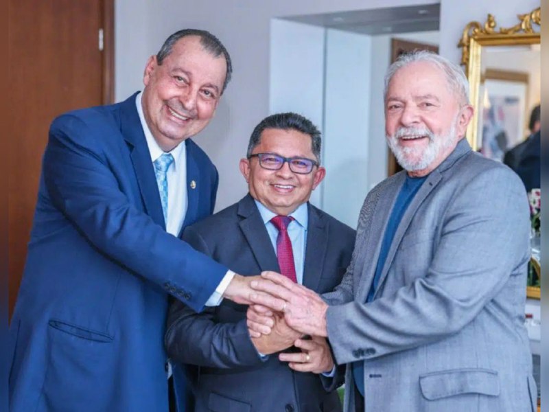 Em reunião com Lula, Sinésio confirma apoio à reeleição de Omar ao Senado