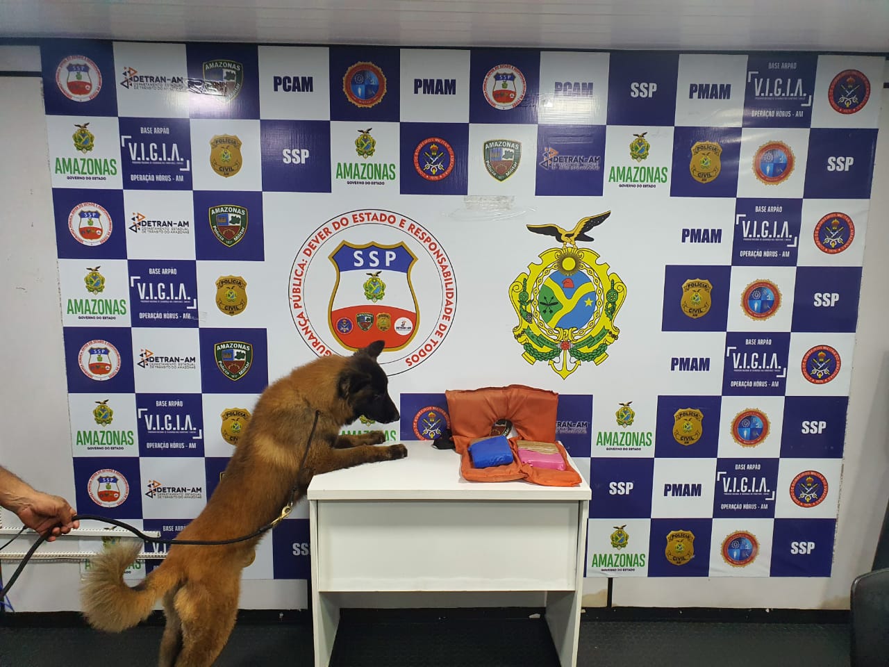 Drogas são encontradas em colete salva-vidas de barco no Amazonas