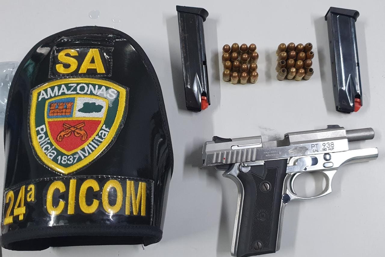 Detento é baleado ao tentar atirar contra policiais em feira de Manaus