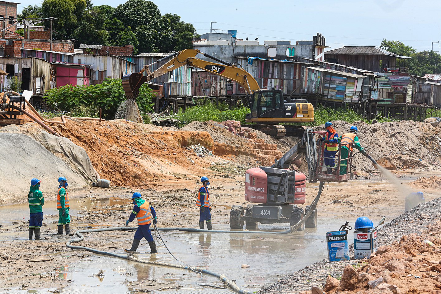 Obras do Prosamim no igarapé do 40 são retomadas após suspensão