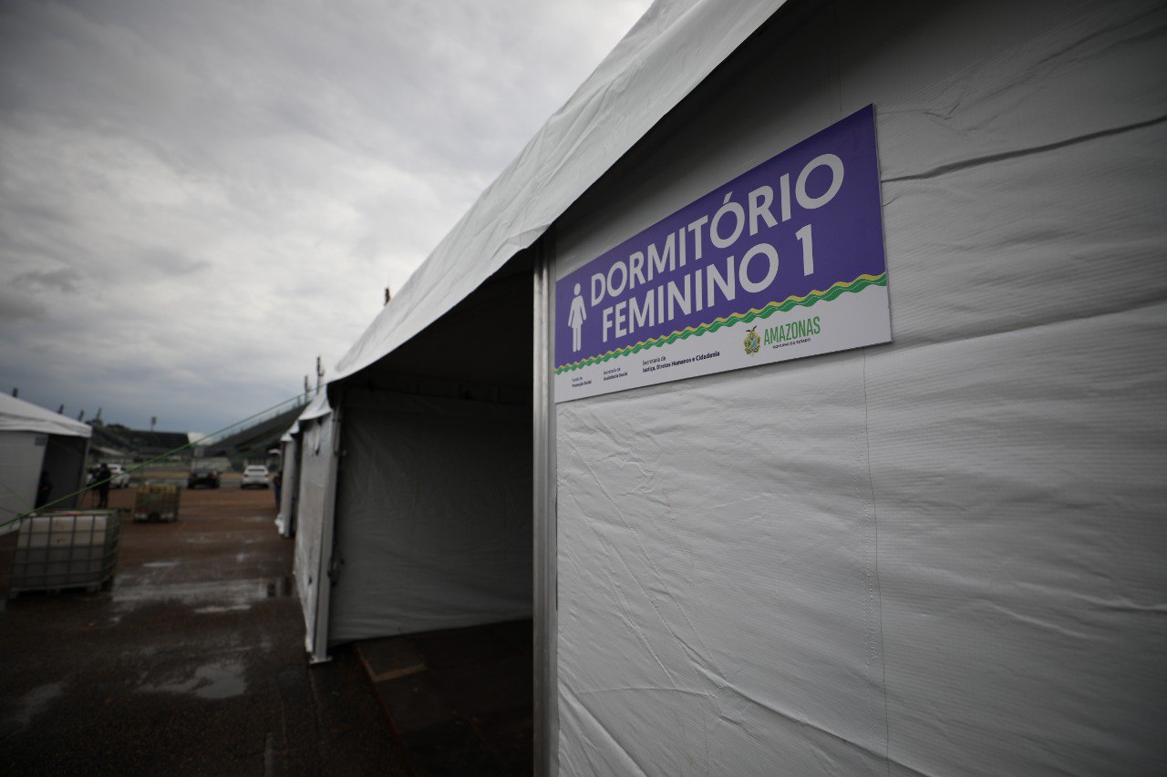 Abrigo emergencial para proteger moradores de rua é inaugurado em Manaus