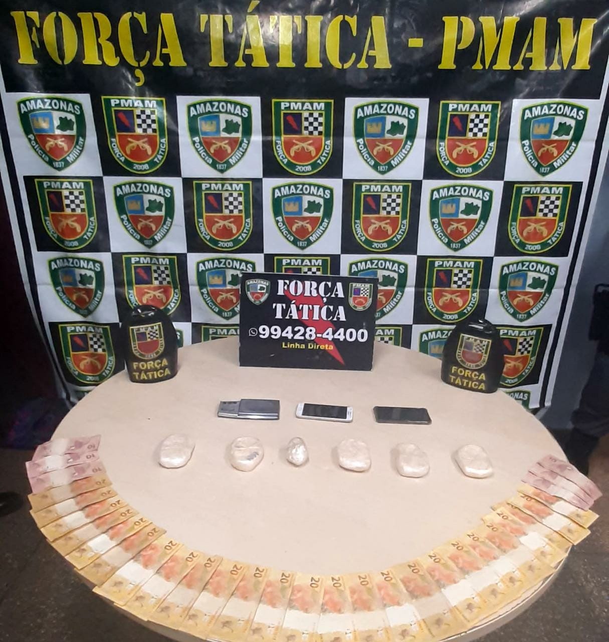 Homem é preso com aproximadamente 2 kg de drogas em Manaus 