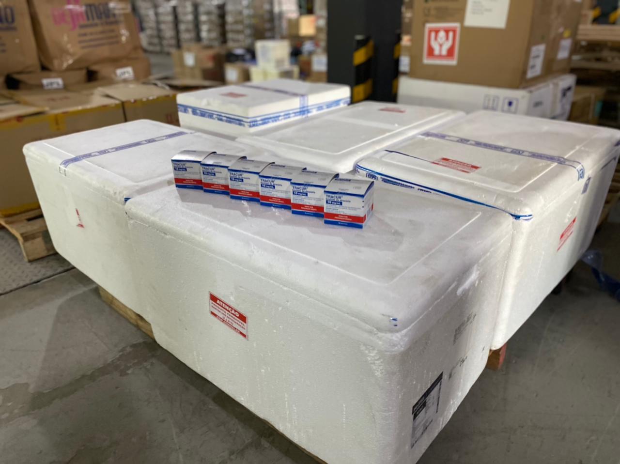 Central de Medicamentos do Amazonas recebe novas remessas do kit intubação