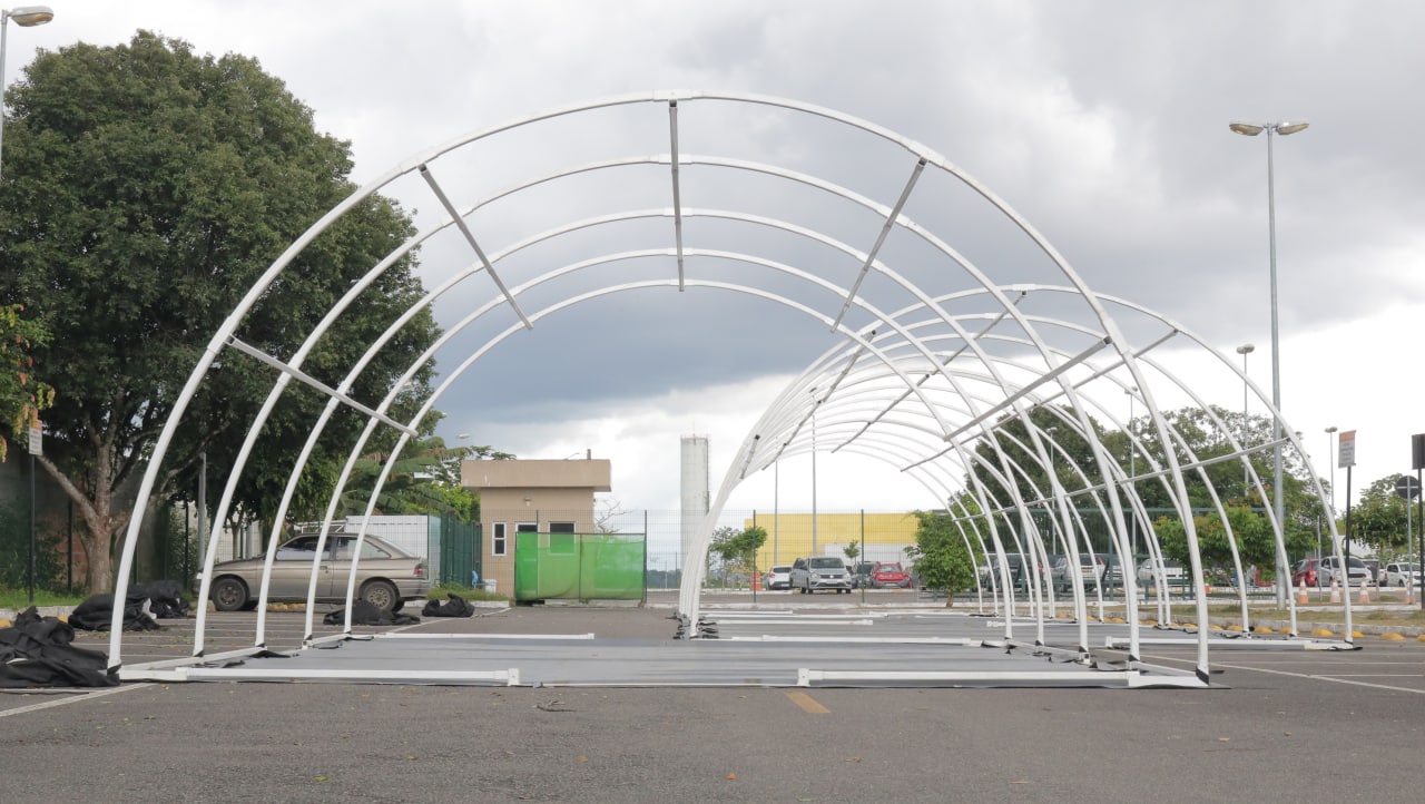 Enfermaria montada no Delphina Aziz será deslocada para outros estados