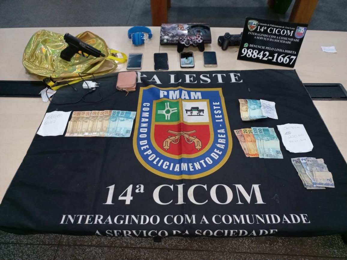 Suspeito de assaltar curso preparatório é baleado na bunda em Manaus