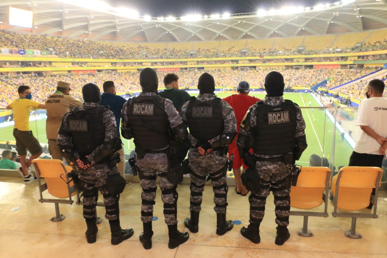 Operação Arena 33 no jogo do Brasil em Manaus tem resultado positivo