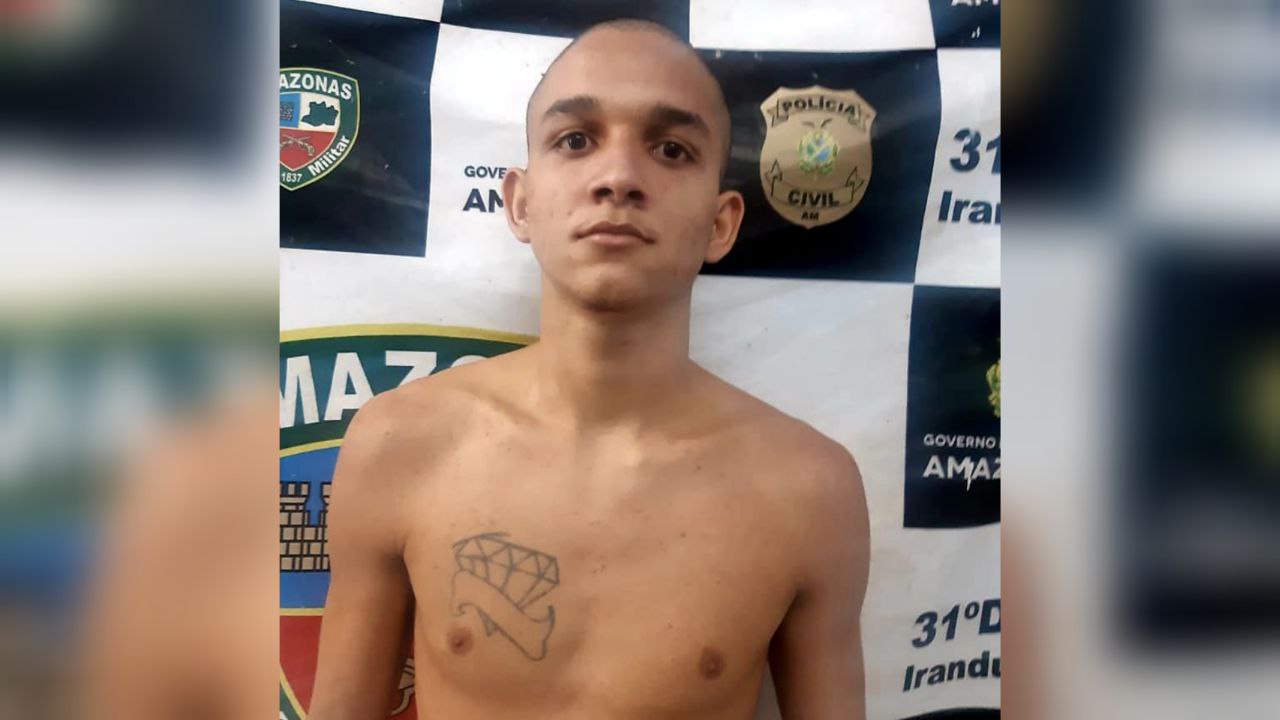 'Tapa na Pantera' é preso suspeito de envolvimento em homicídio no Iranduba