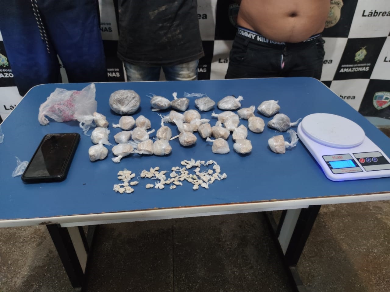 Três homens são presos por tráfico de drogas no Amazonas