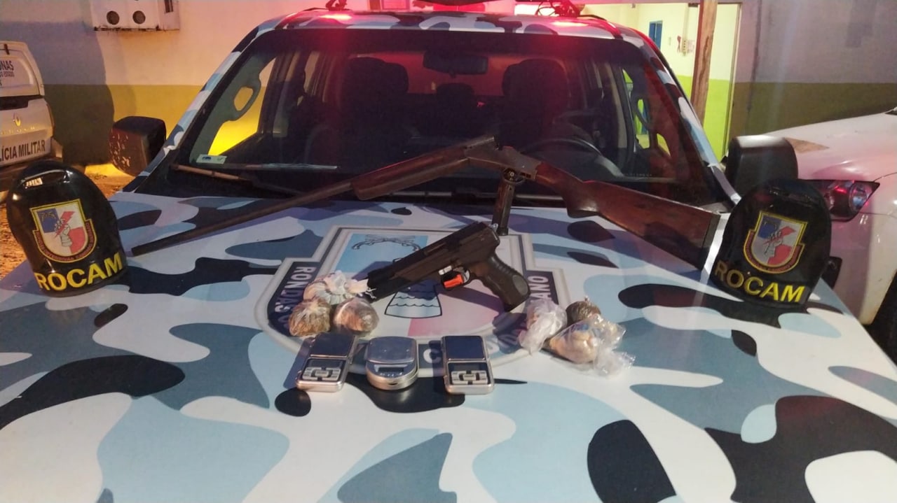 Adolescente é apreendido com arma de fogo, cocaína e oxi no Amazonas