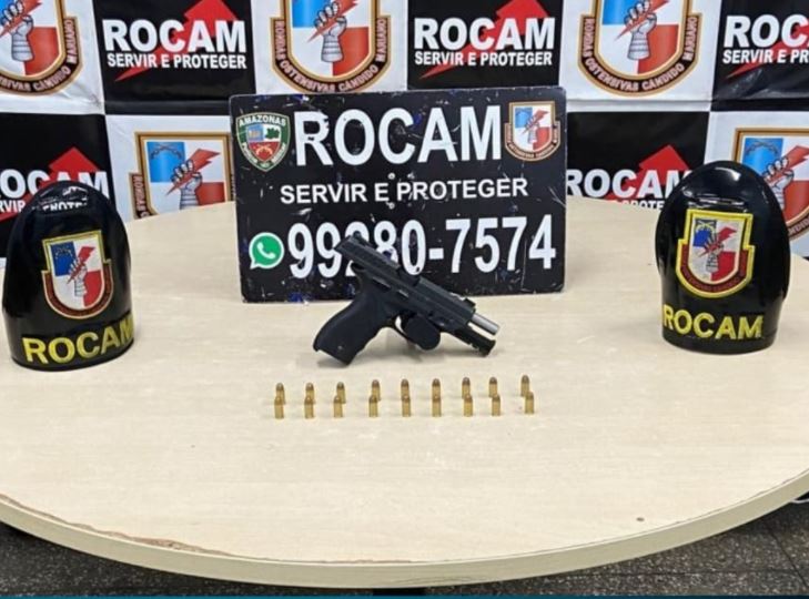 Sequestrador é preso após trocar tiros com policiais da Rocam em Manaus
