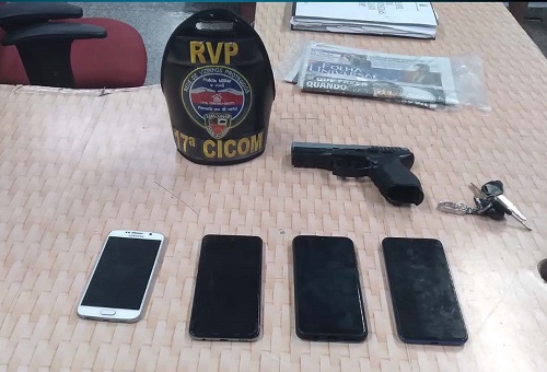 Dupla é presa suspeita de fazer arrastão em Manaus