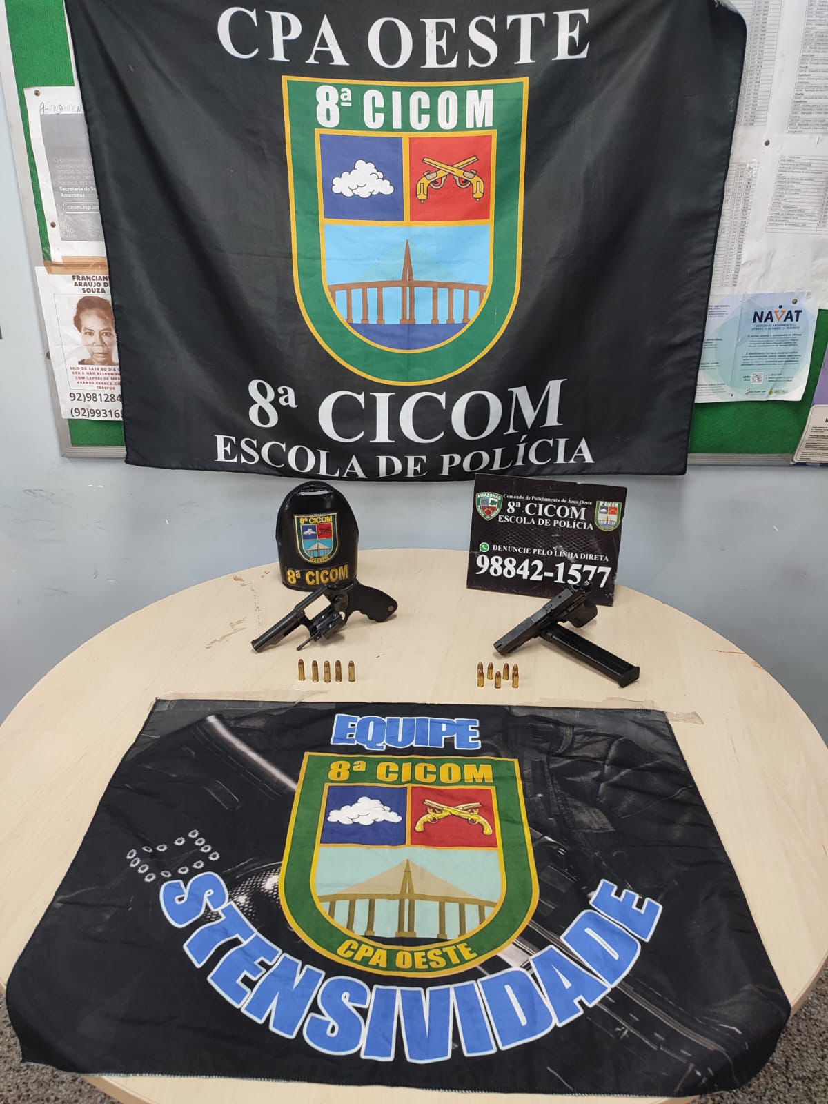 Homem é preso com armas e munições no bairro Compensa 