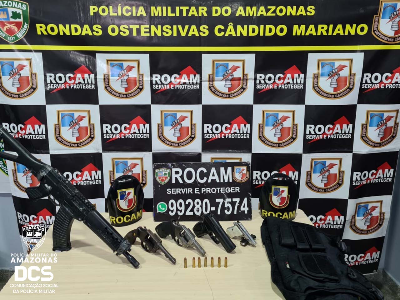 20 pessoas e 17 armas são apreendidas durante operação policial no Amazonas