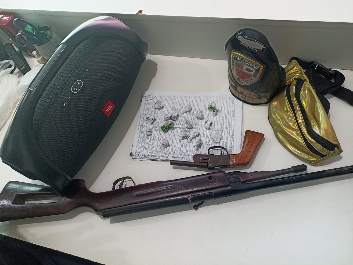 Homem é preso suspeito de ameaçar moradores com pistola em Jutaí