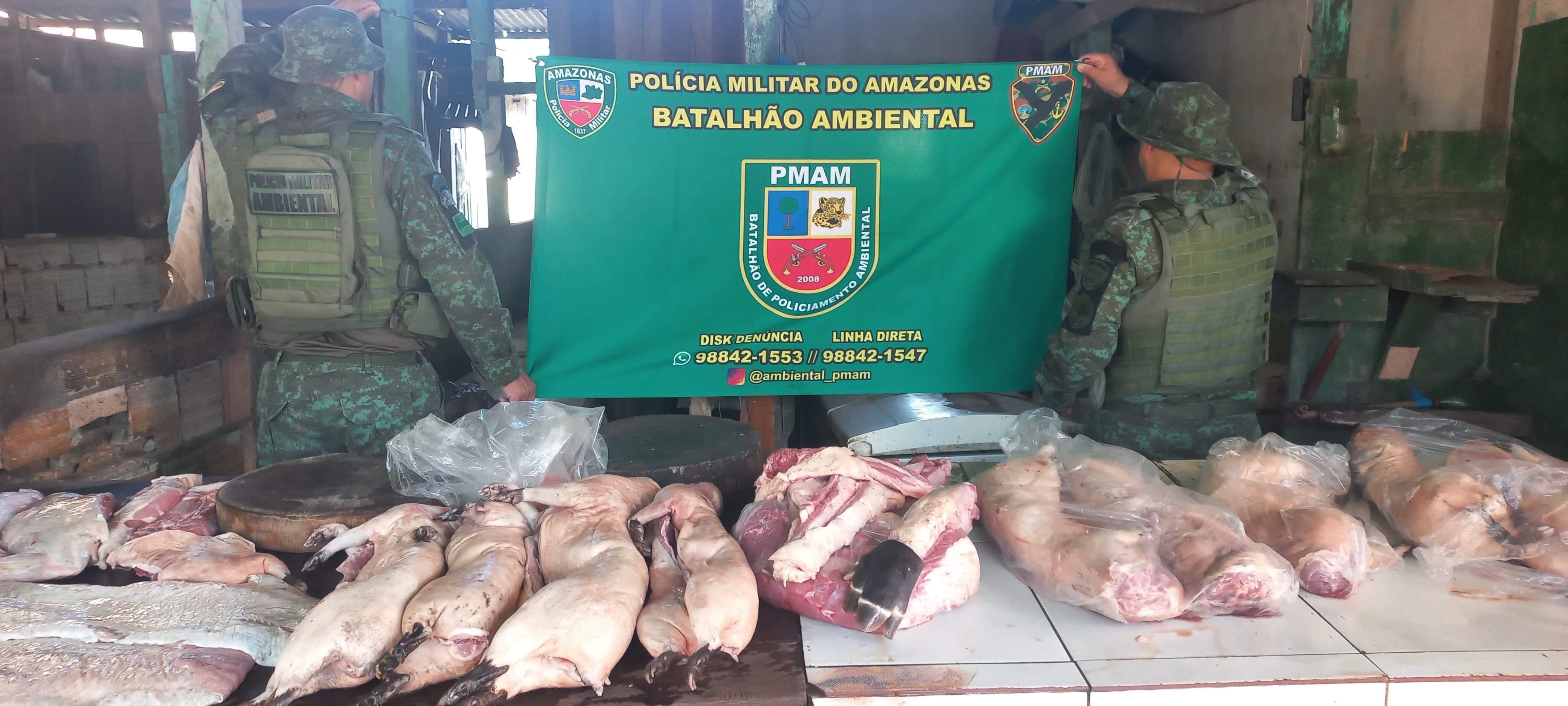 Comerciante é preso ao ser flagrado com carne de animais silvestres ilegal