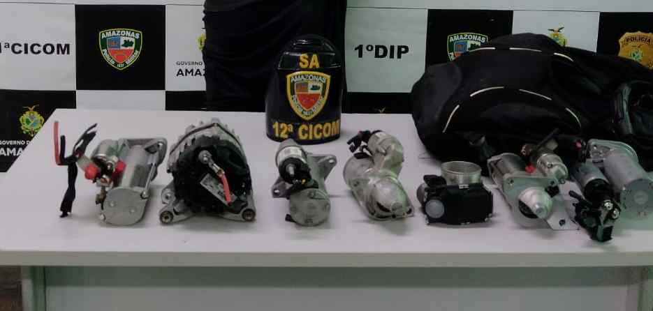Funcionários detém ladrão de peças automotivas em Manaus