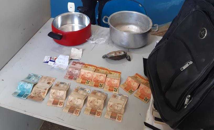 Drogas e tartaruga são encontradas em casa de traficante no Amazonas