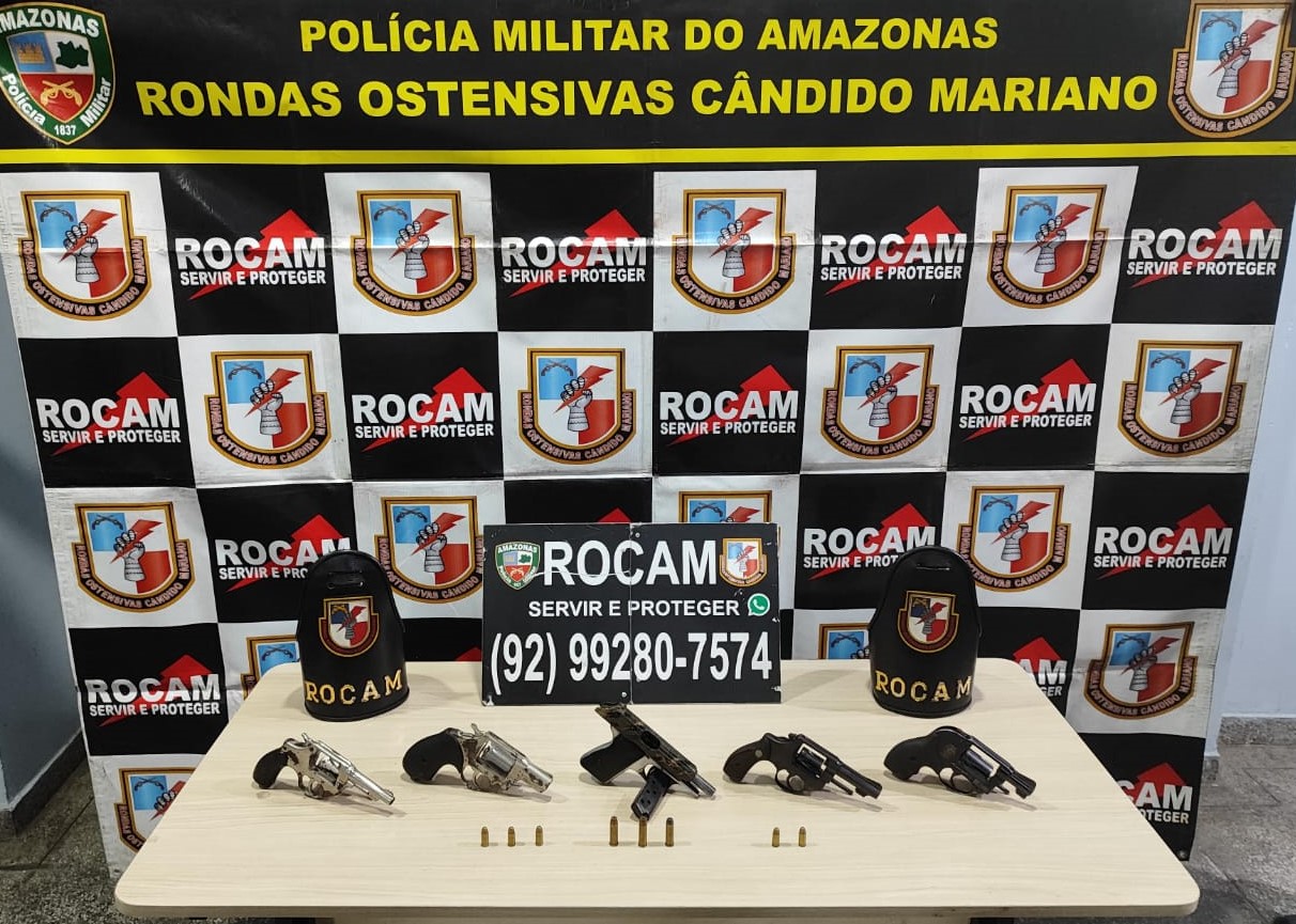Criminosos abandonam arsenal durante fuga no Santa Etelvina
