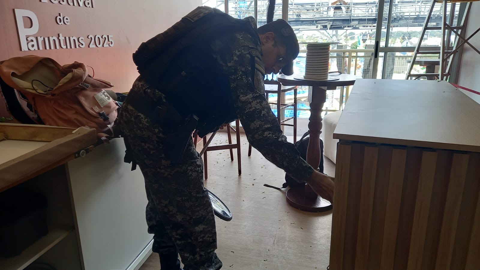 Grupo Marte faz varreduras antibombas para prevenir ameaças no Bumbódromo