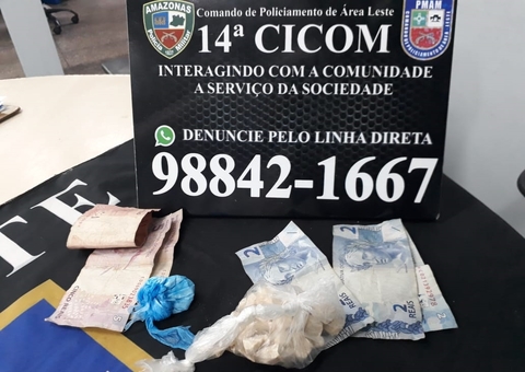 Homem é preso com drogas em carro de aplicativo em Manaus 