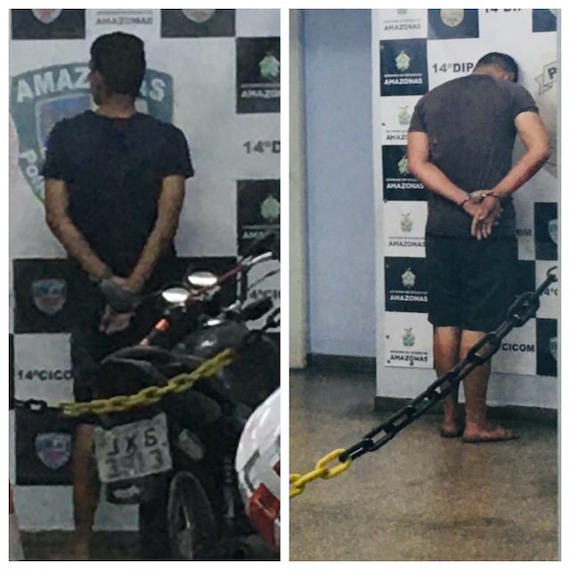 Perseguição policial termina com 2 presos por suspeita de assalto em Manaus