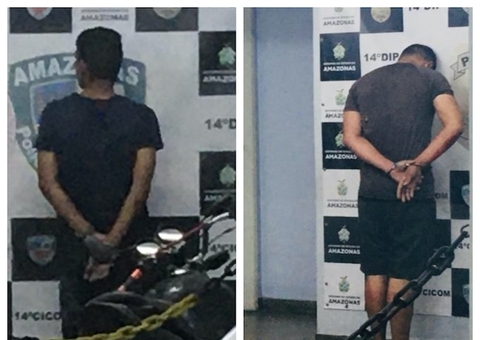 Perseguição policial termina com 2 presos por suspeita de assalto em Manaus