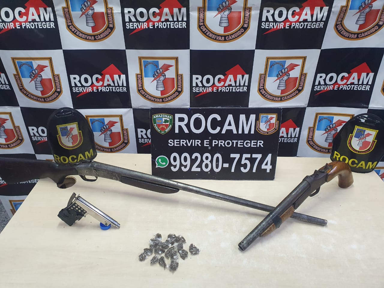 Homem é preso com armas, munições e drogas escondidas em casa de Manaus 