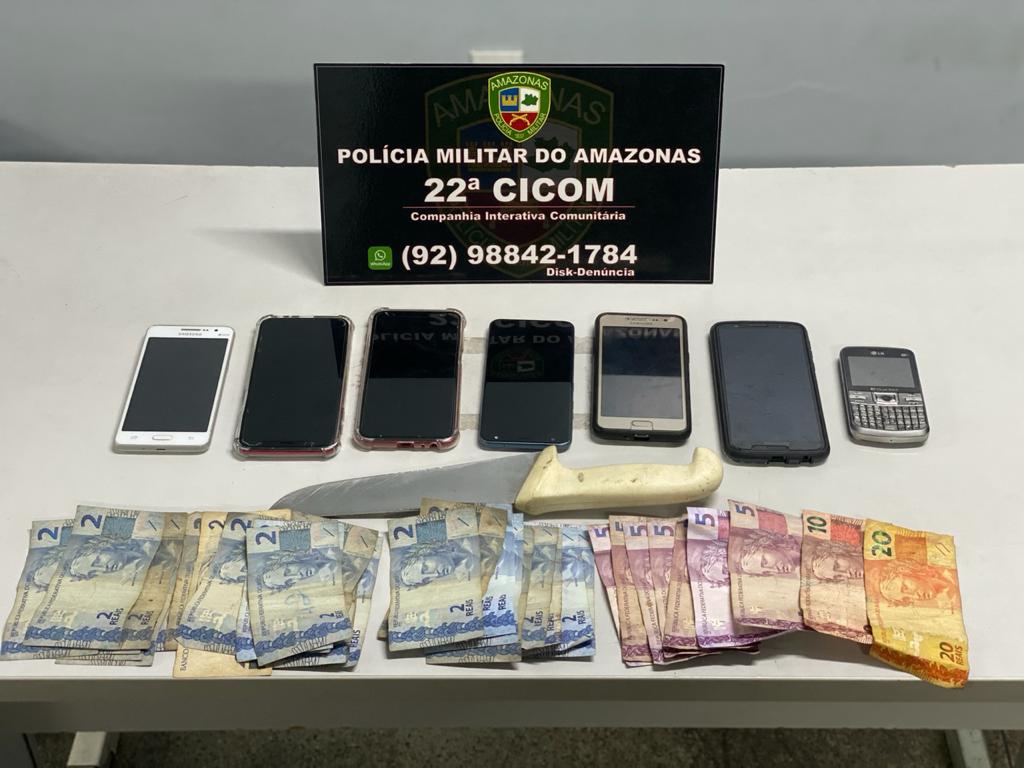 Bandido assalta e pula de ônibus da linha 350, mas acaba preso em Manaus 