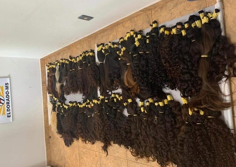 Polícia apreende 20 Kg de cabelos humanos avaliados em R$ 100 mil