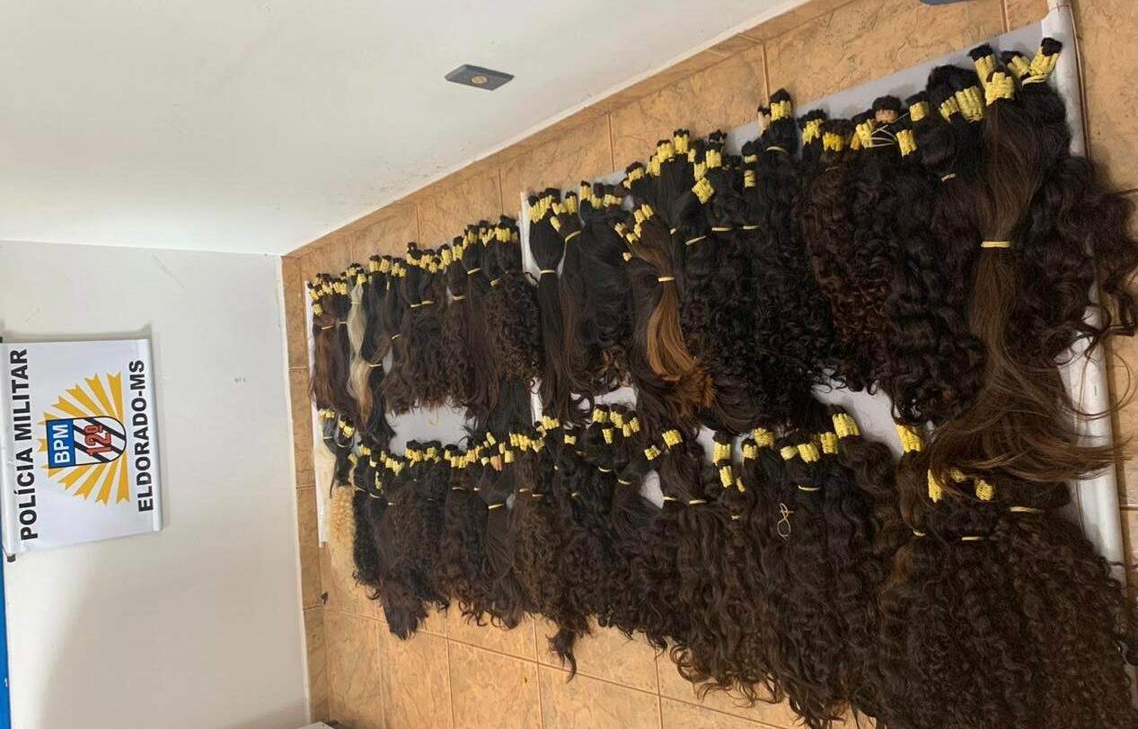 Polícia apreende 20 Kg de cabelos humanos avaliados em R$ 100 mil