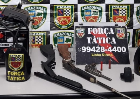 Polícia desmantela fábrica clandestina de armas caseiras em Manaus
