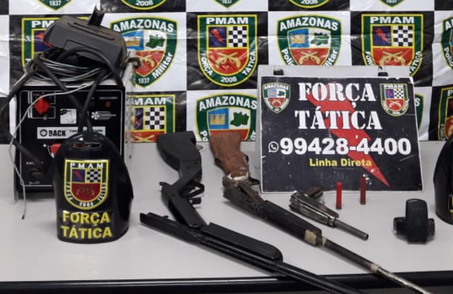 Polícia desmantela fábrica clandestina de armas caseiras em Manaus