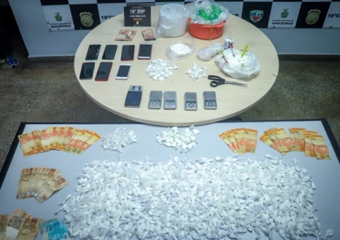 Polícia desmantela laboratório de drogas e prende 10 pessoas em Manaus 