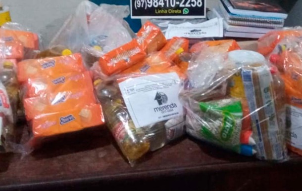 Irmãos invadem prefeitura e roubam cestas de merenda escolar no Amazonas