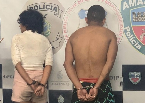 Polícia captura suspeitos de assalto dentro de mata em Manaus