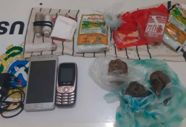 Suspeito tenta arremessar drogas e celulares para detentos no Amazonas 