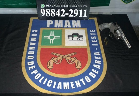 Jovem é preso após atirar contra vítima durante assalto em Manaus