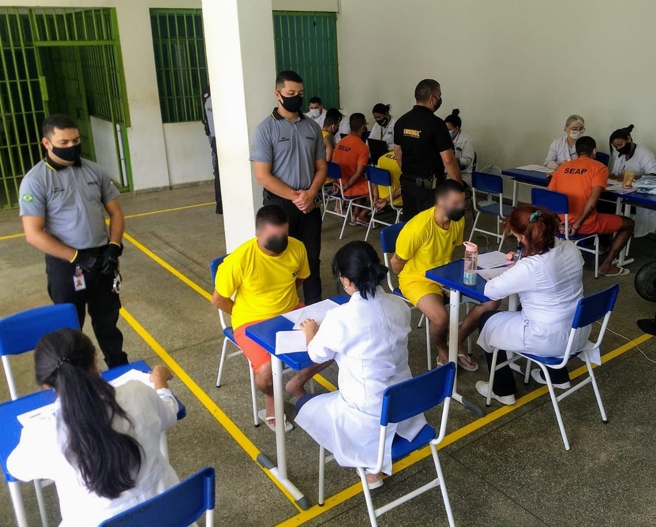 Detentos do CDPM 2 recebem atendimento odontológico e outros serviços