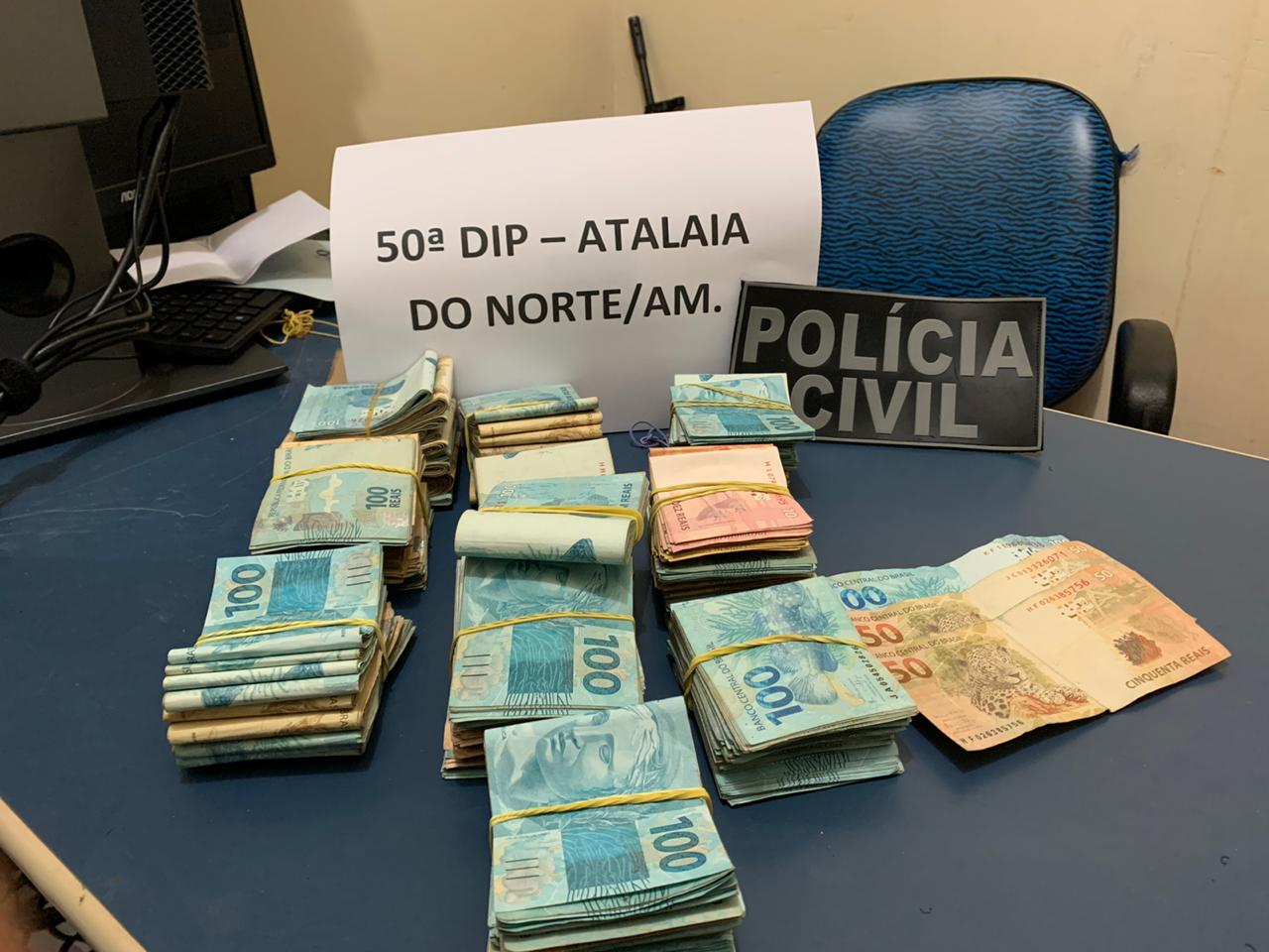 Homem é preso com mais de R$ 100 mil para compra de votos no Amazonas