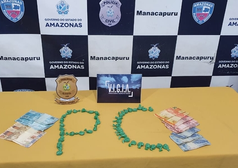 Pai é preso e filha de 16 anos apreendida com drogas no Amazonas 