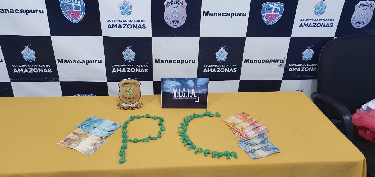 Pai é preso e filha de 16 anos apreendida com drogas no Amazonas 