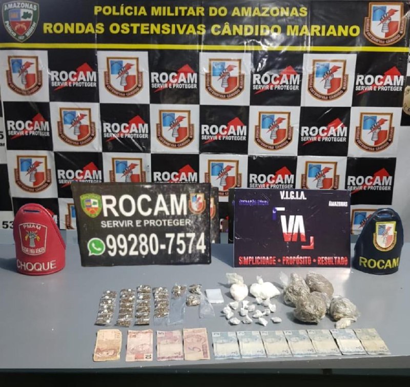 Novinho é preso fazendo ‘delivery de drogas’ no Amazonas