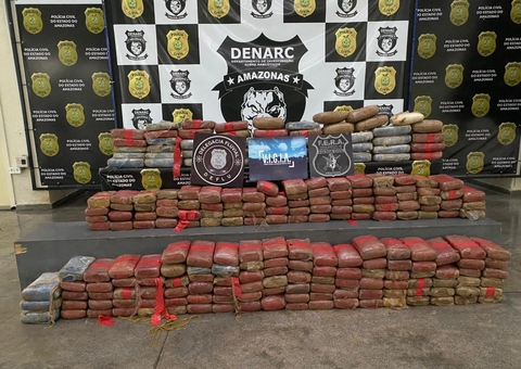 Operação apreende 280 Kg de drogas e prende 4 pessoas no Amazonas